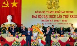 Đại hội đại biểu Đảng bộ TP. Hải Dương lần thứ XXIII, nhiệm kỳ 2020-2025 thành công tốt đẹp